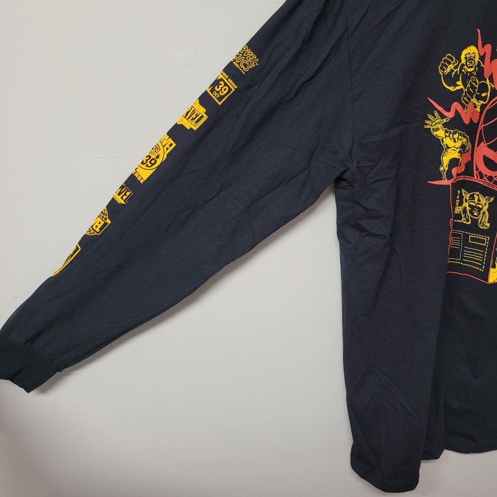 Marvel Loot Crate Spiderman Avengers Comic Long‎ Sleeve Shirt Mens Large Black - Picture 4 of 6
